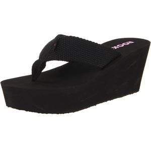 Rocket Dog Women's Diver Webbing Wedge Flip-Flop size 10